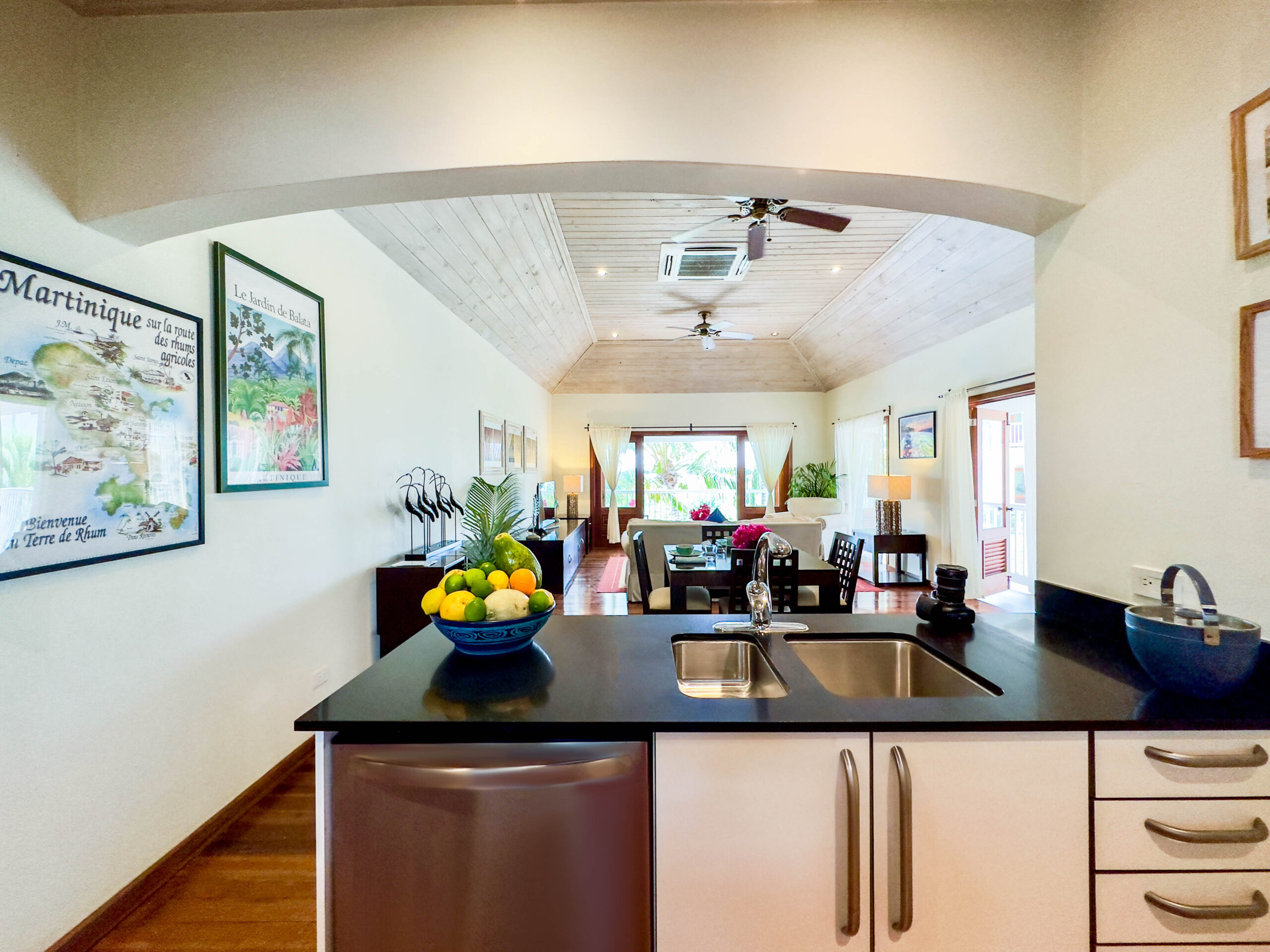 modern kitchen area